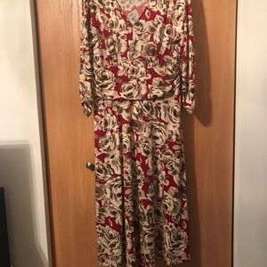 WOMENS CHADWICKS PRINT DRESS